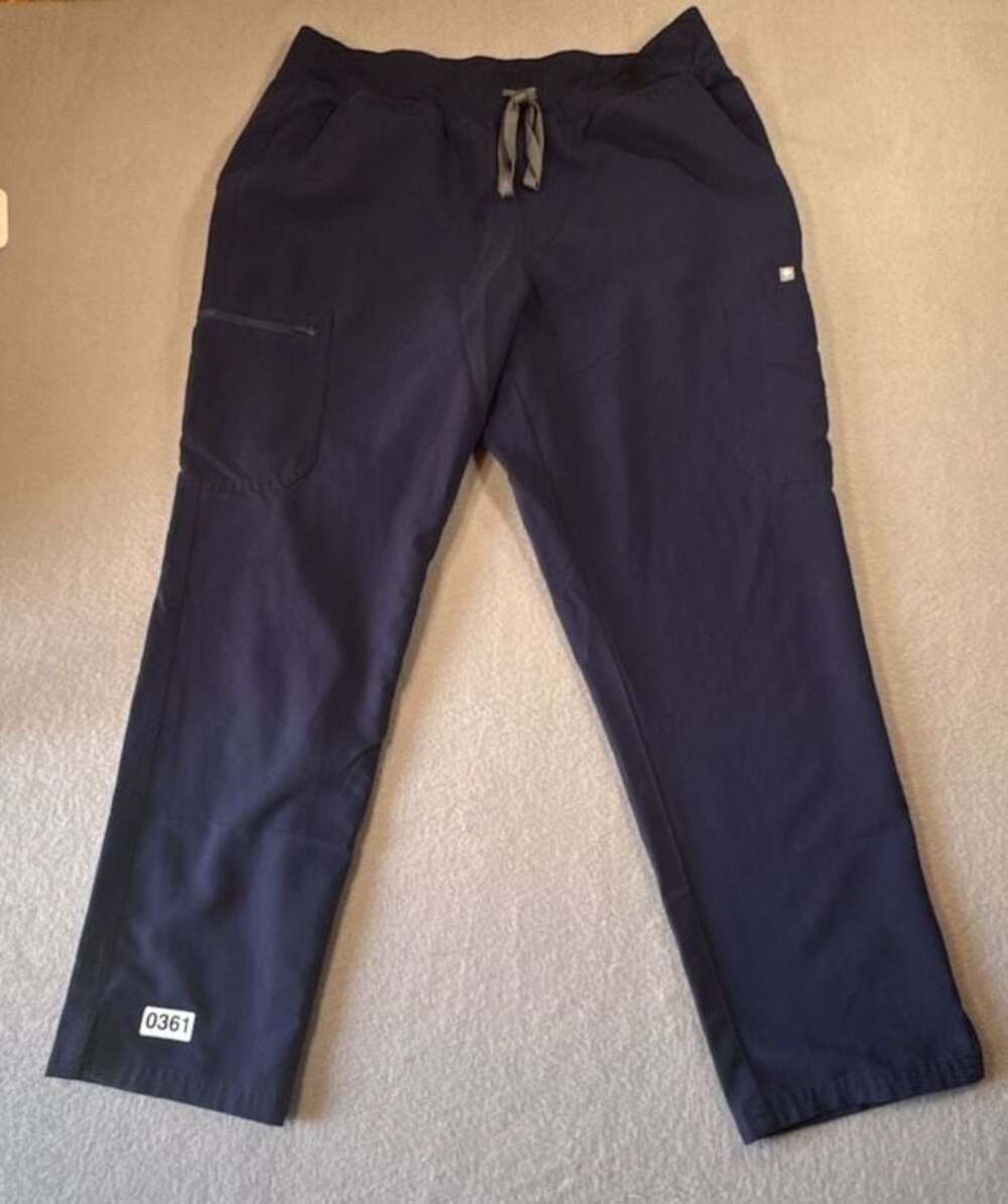 FIGS Navy Blue Technical Scrub Pants with Pockets